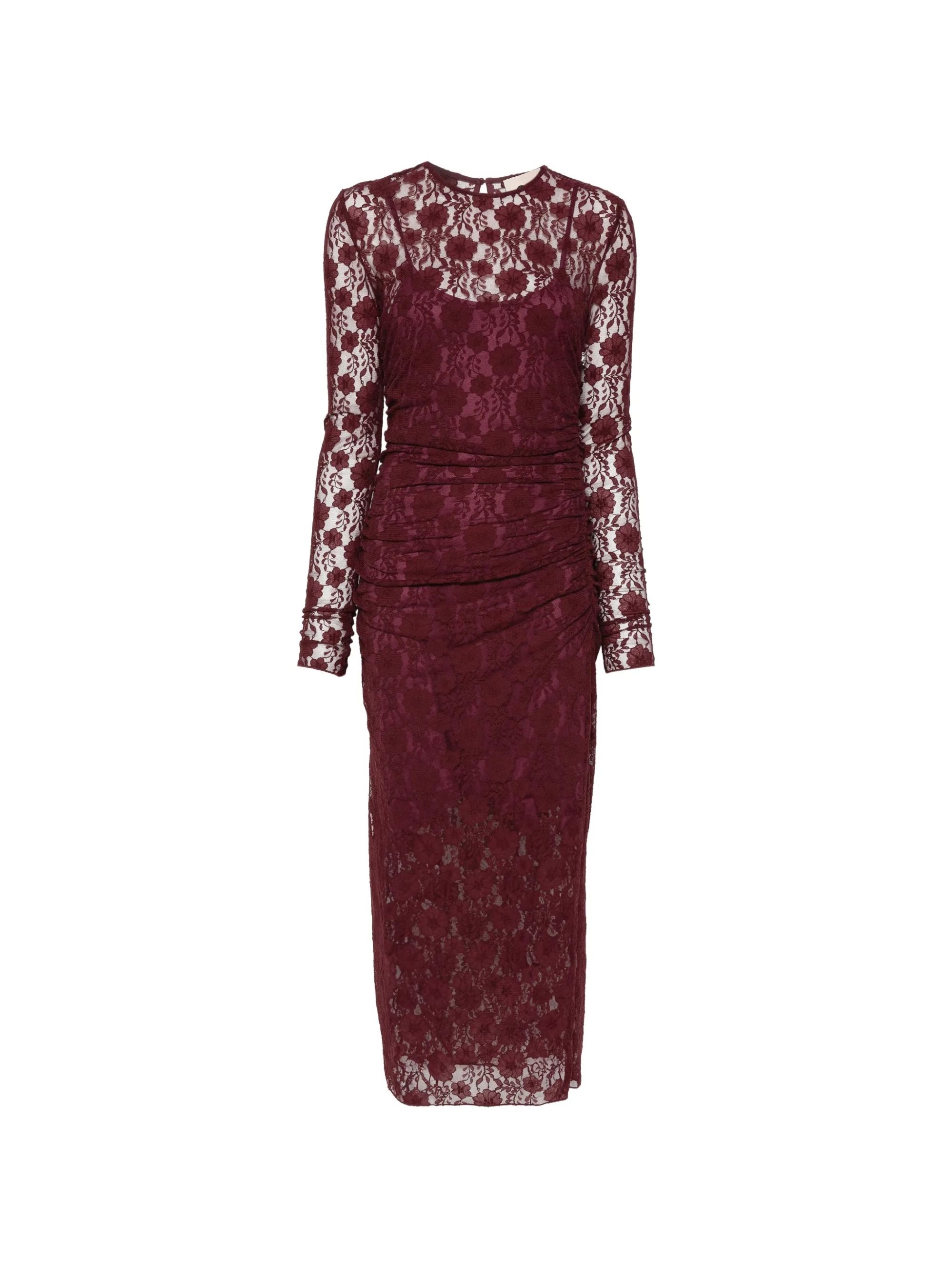MIDI DRESS TAHLIA RUBY NOIR #02514 ANIYE BY Vestiti 181345
