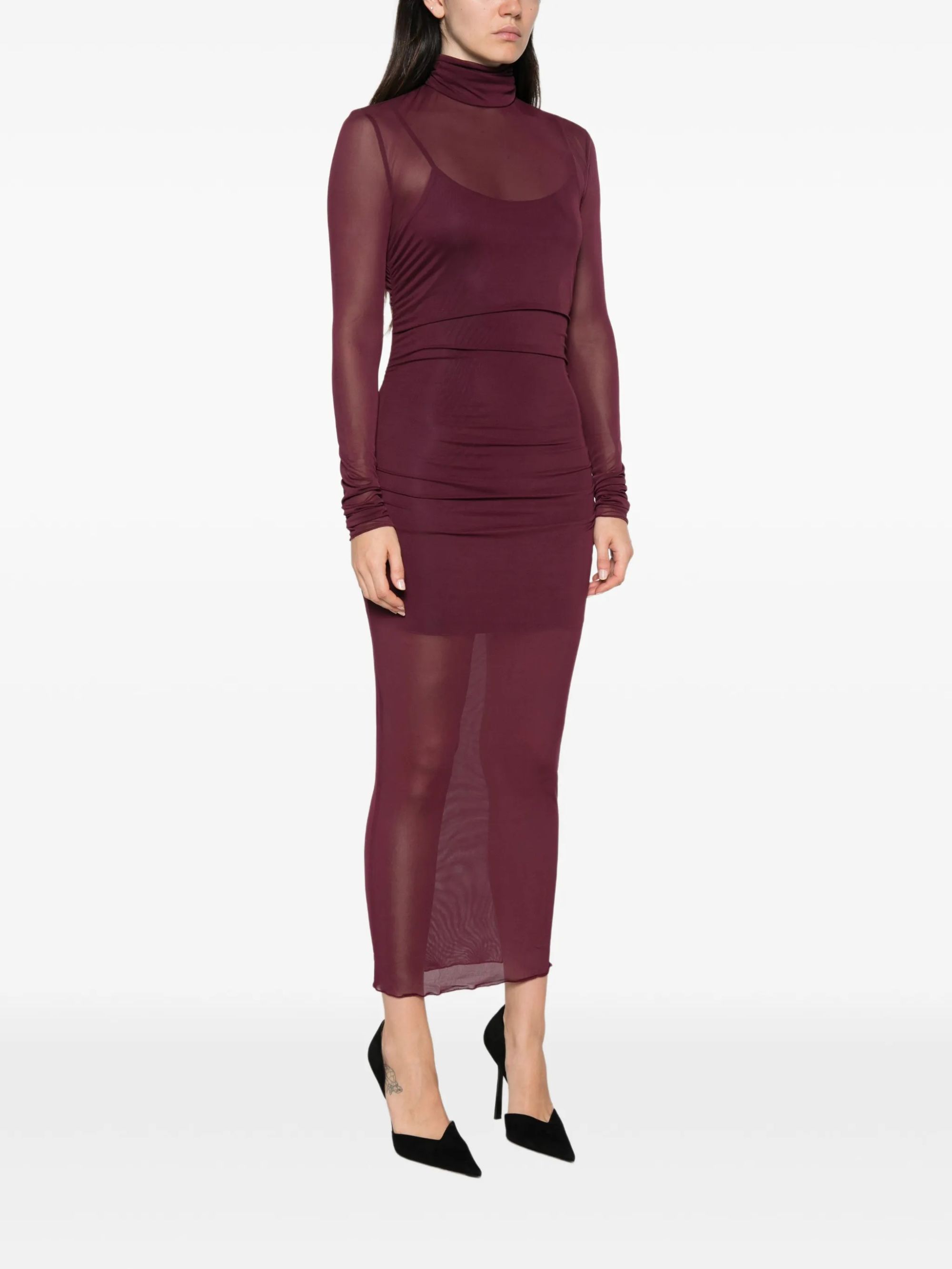 MIDI DRESS NORMA RUBY NOIR #02514 ANIYE BY Vestiti 181304