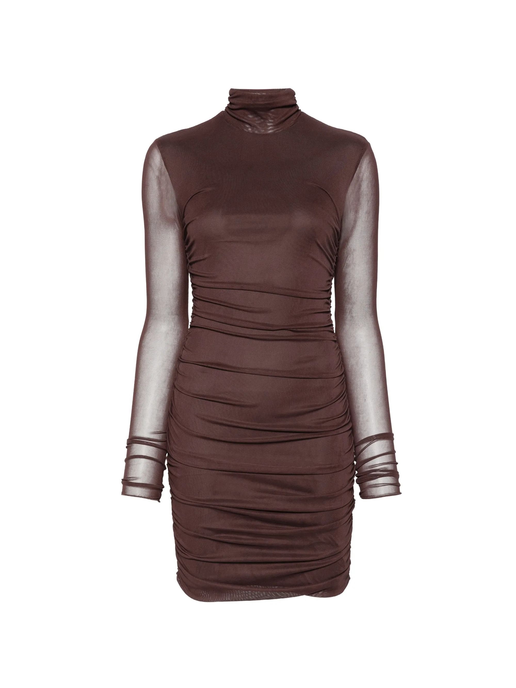 CRUSH DRESS NORMA CHOCO #02072 ANIYE BY Vestiti 181303