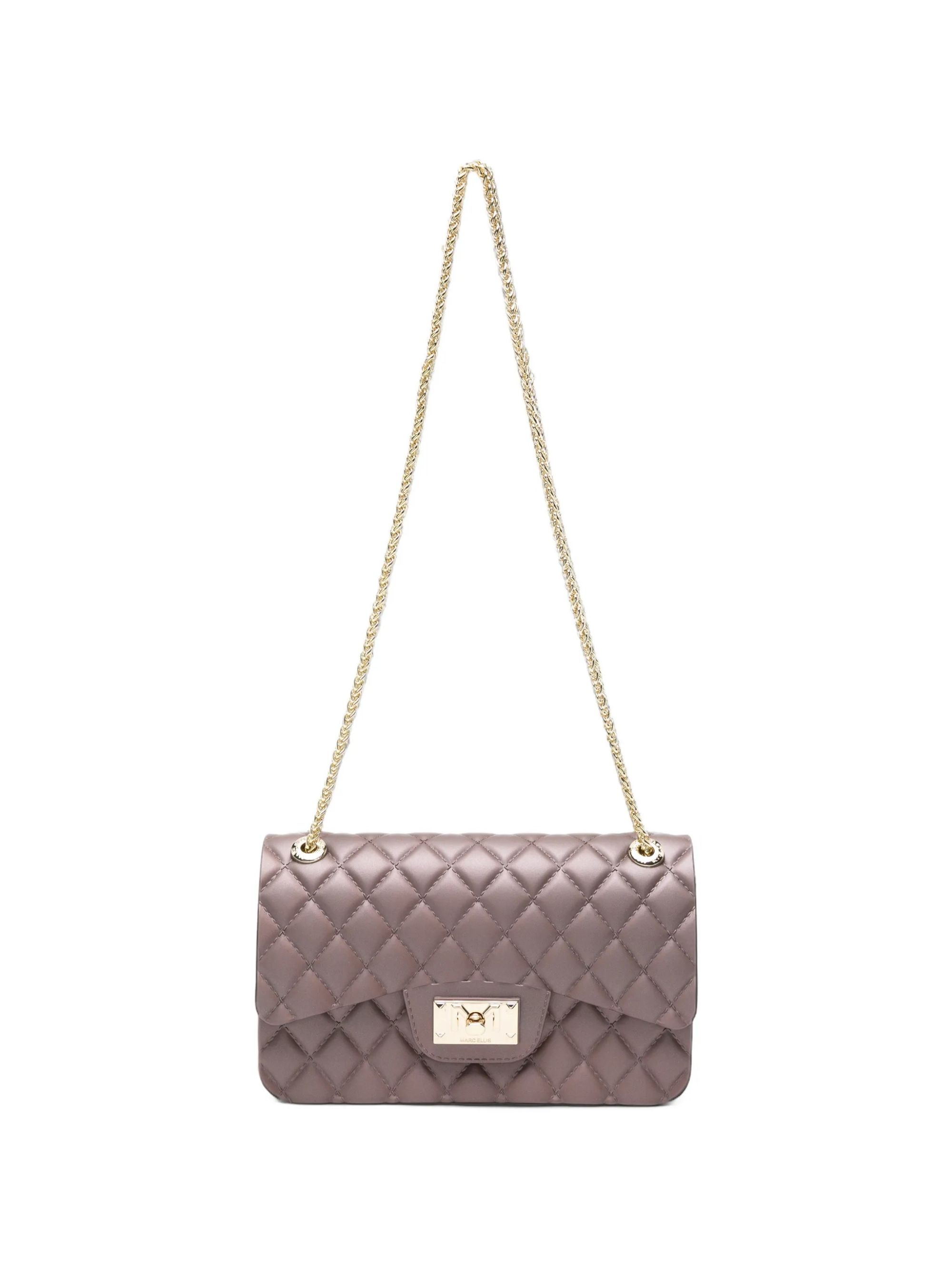SHOULDER BAG #CHOCOLATE / LIGHT GOLD MARC ELLIS Borse FLAT FALCO S 27